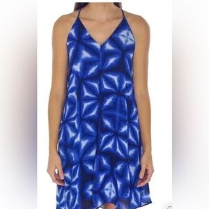 Calvin Klein Trapeze Blue Dress 10